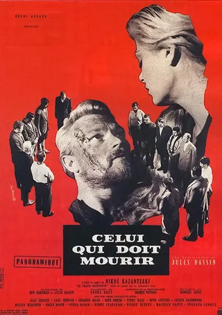 Görsel: TMDB Celui qui doit mourir afişi