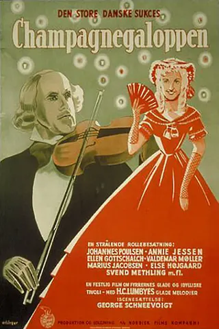 Champagnegaloppen afişi