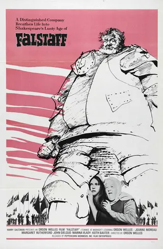 Görsel: Peppercorn-Wormser Film Enterprises (Harry Saltzman, distributor) / Kamu malı Chimes at Midnight afişi