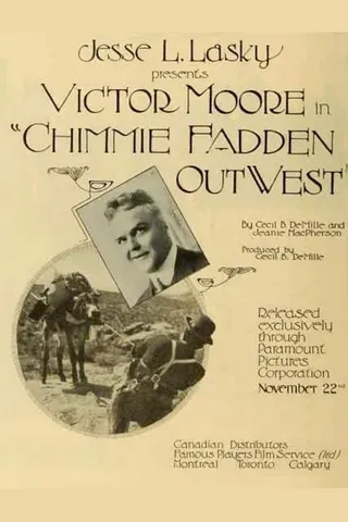 Görsel: TMDB Chimmie Fadden Out West afişi