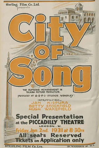 Görsel: TMDB City of Song afişi