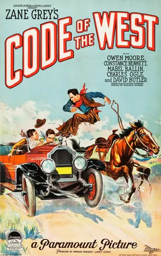 Görsel: Paramount Pictures / Kamu malı Code of the West afişi