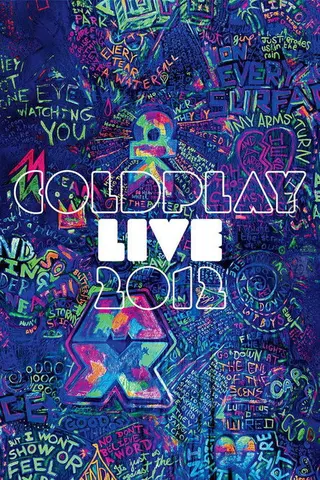 Görsel: TMDB Coldplay Live 2012 afişi