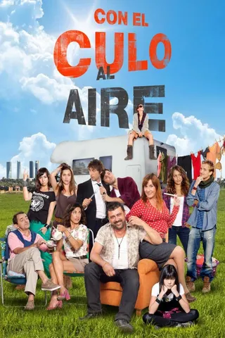Con el culo al aire afişi