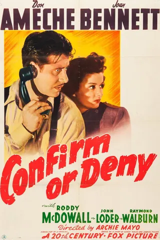Confirm or Deny afişi