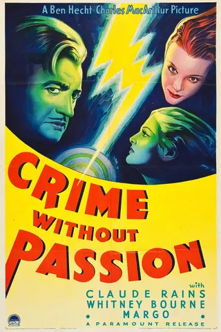 Crime Without Passion afişi