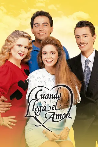 Cuando llega el amor afişi