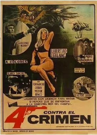 Cuatro contra el crimen afişi