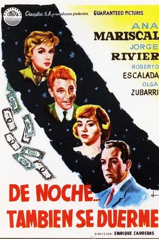 De noche también se duerme afişi
