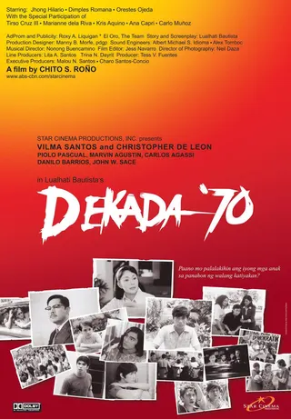 Dekada '70 afişi