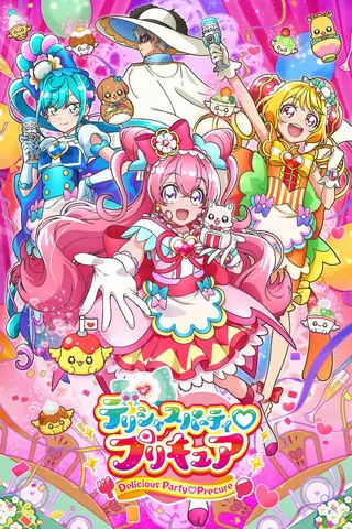 Görsel: TMDB Delicious Party Pretty Cure afişi