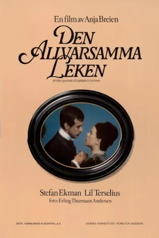 Den allvarsamma leken afişi