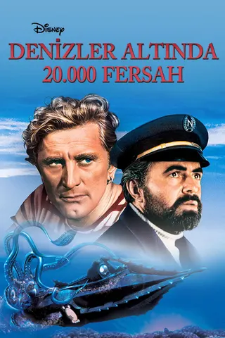 Denizin Altında 20.000 Fersah afişi