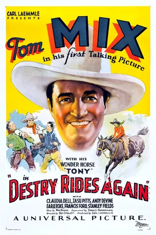 Destry Rides Again afişi