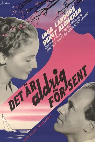 Det är aldrig för sent afişi