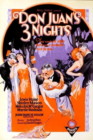 Görsel: TMDB Don Juan's Three Nights afişi