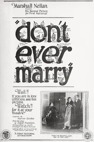 Görsel: TMDB Don't Ever Marry afişi