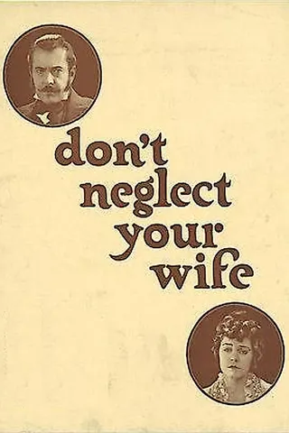 Görsel: TMDB Don't Neglect Your Wife afişi