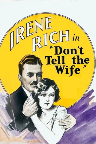 Don't Tell the Wife afişi