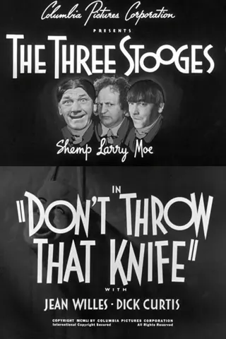 Görsel: TMDB Don't Throw That Knife afişi