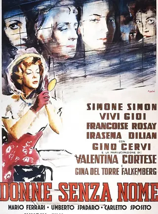 Donne senza nome afişi