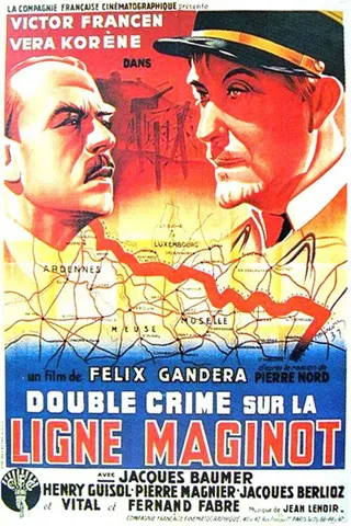 Double Crime in the Maginot Line afişi