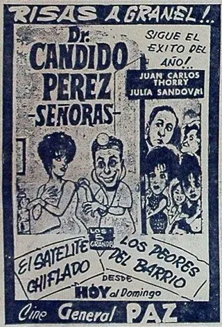 Görsel: TMDB Dr. Cándido Pérez, señoras afişi