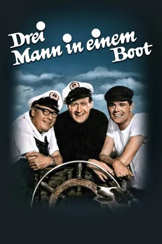 Drei Mann in einem Boot afişi