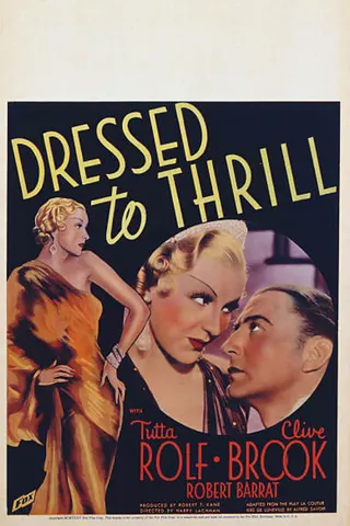 Dressed to Thrill afişi