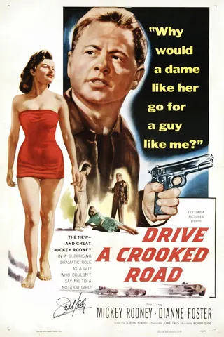 Görsel: TMDB Drive a Crooked Road afişi