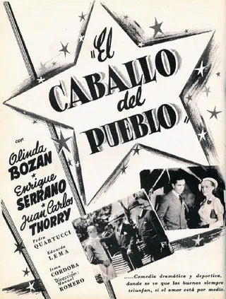 El Caballo del pueblo afişi