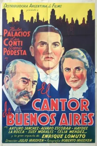 El Cantor de Buenos Aires afişi