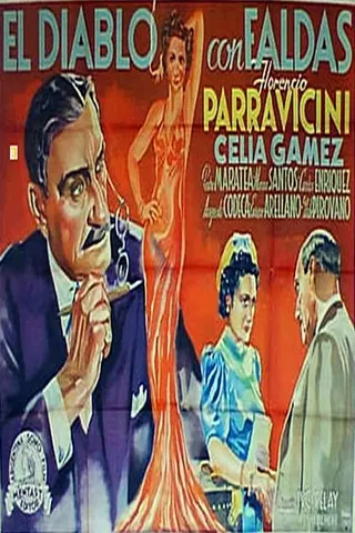 El diablo con faldas afişi