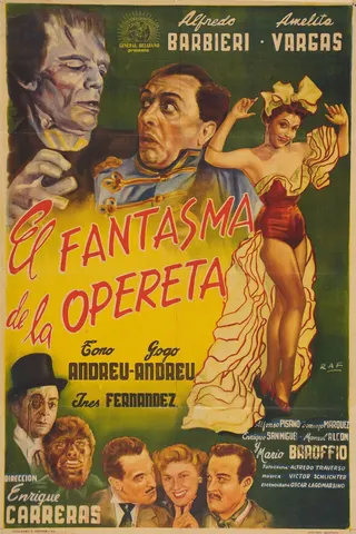 El Fantasma de la opereta afişi