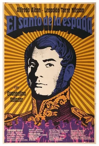 El santo de la espada afişi