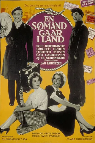En sømand går i land afişi