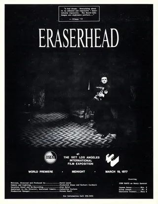 Eraserhead afişi