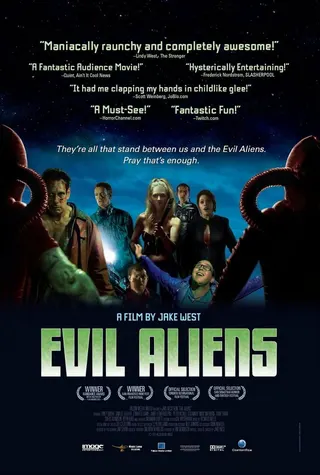Görsel: TMDB Evil Aliens afişi