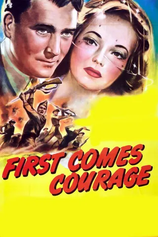 Görsel: TMDB First Comes Courage afişi