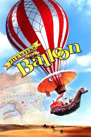 Five Weeks in a Balloon afişi