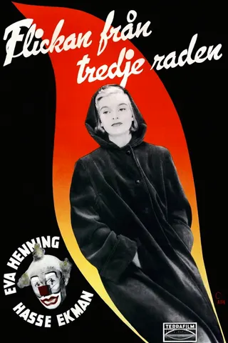 Flickan från tredje raden afişi