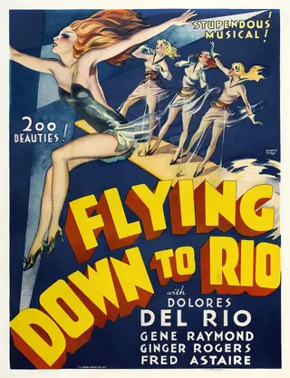 Görsel: Poster_-_Flying_Down_to_Rio_01.jpg: Harold Seroy (d. 1999) derivative work: Crisco 1492 / Kamu malı Flying Down to Rio afişi