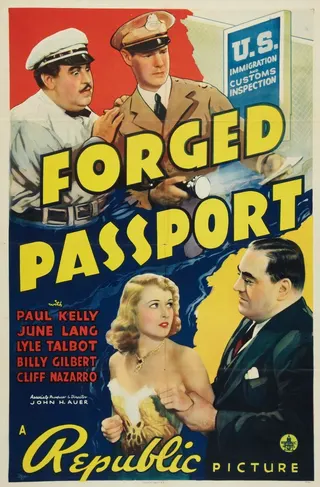 Görsel: TMDB Forged Passport afişi