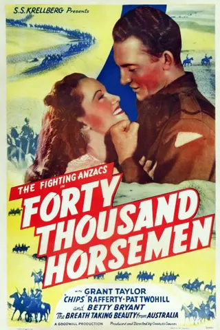 Görsel: TMDB Forty Thousand Horsemen afişi