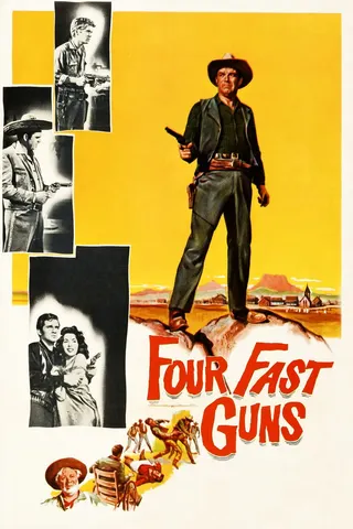 Görsel: TMDB Four Fast Guns afişi