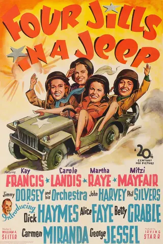 Görsel: TMDB Four Jills in a Jeep afişi