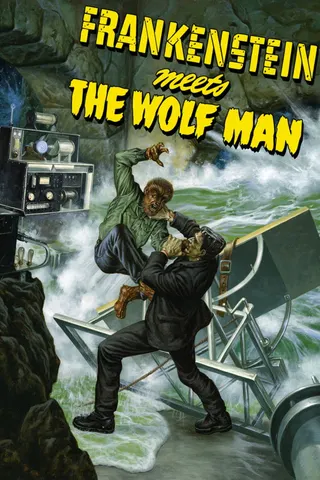 Frankenstein Kurt Adam'la Tanışıyor afişi