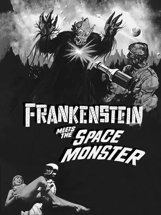 Frankenstein Meets the Space Monster afişi