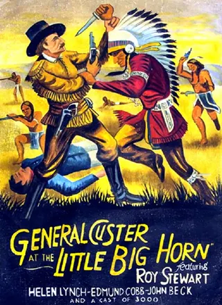 General Custer at the Little Big Horn afişi