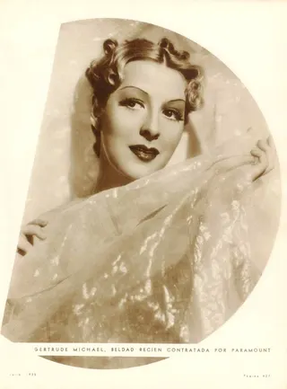 Görsel: produced by Paramount pictures and supplied to CINE MUNDIAL magazine / Kamu malı Gertrude Michael